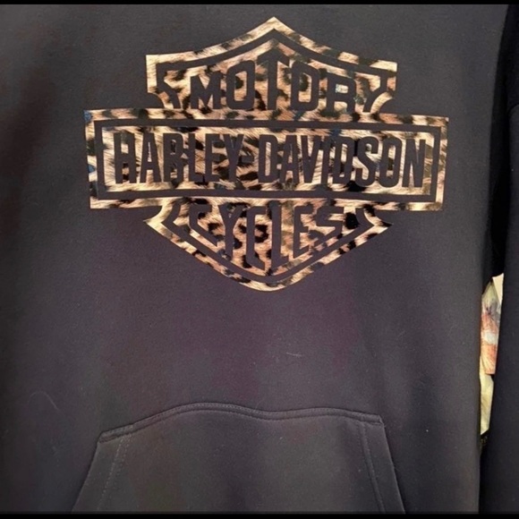 Harley-Davidson Leopard Hoodies - Picture 6 of 7
